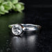 Phenakite Ring 6mm 0.66 ct Size 8 - InnerVision Crystals