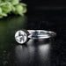 Phenakite Ring 6mm 0.75 ct Size 8 - InnerVision Crystals