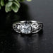 Phenakite Ring 6mm 0.80 ct Size 6.5 - InnerVision Crystals