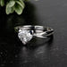 Phenakite Ring 6mm 1 ct Size 7.5 - InnerVision Crystals