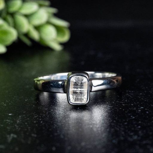 Phenakite Ring 6x4mm 0.73 ct Size 7 - InnerVision Crystals