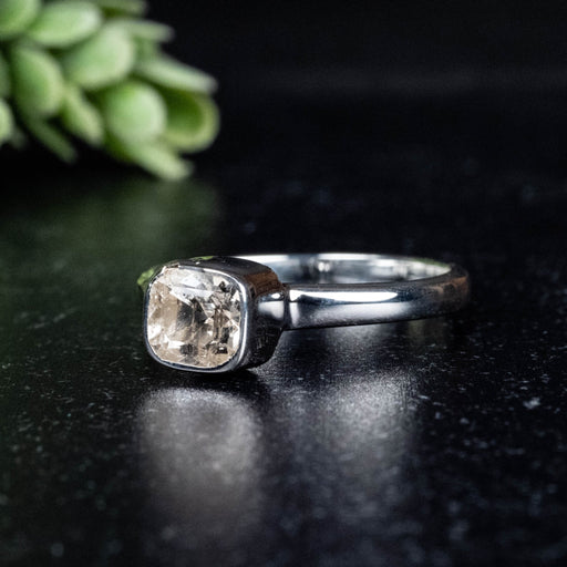 Phenakite Ring 6x5.5mm 1.29 ct Size 8 - InnerVision Crystals