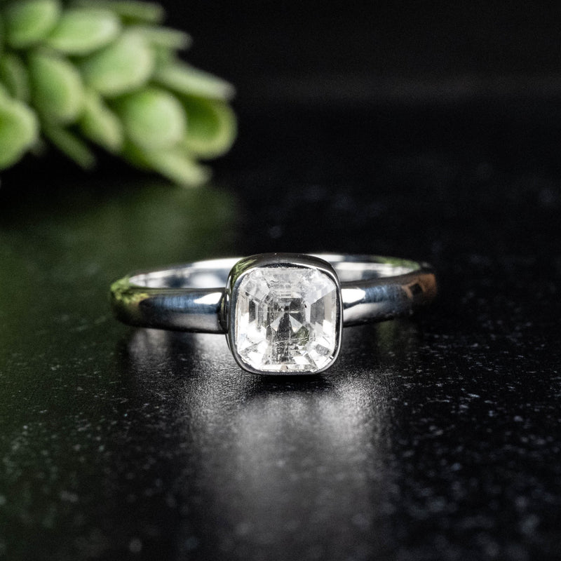 Phenakite Ring 6x5.5mm 1.29 ct Size 8 - InnerVision Crystals
