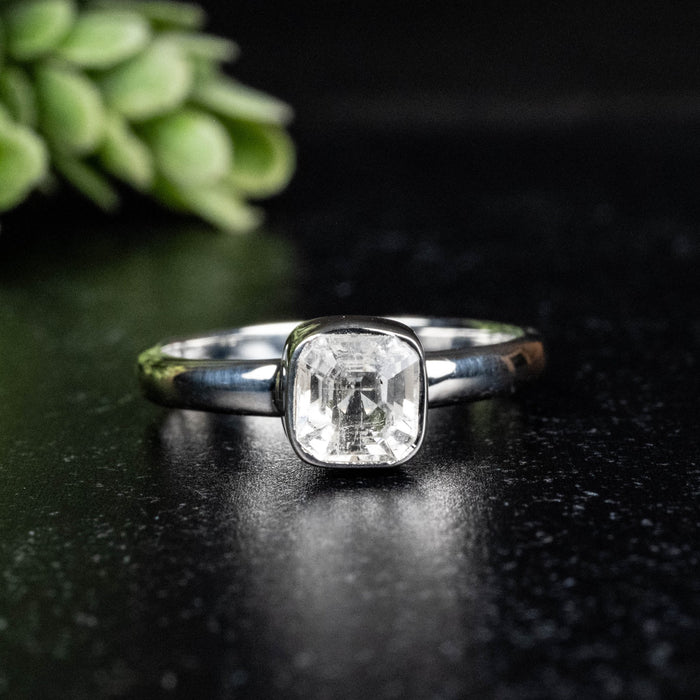 Phenakite Ring 6x5.5mm 1.29 ct Size 8 - InnerVision Crystals