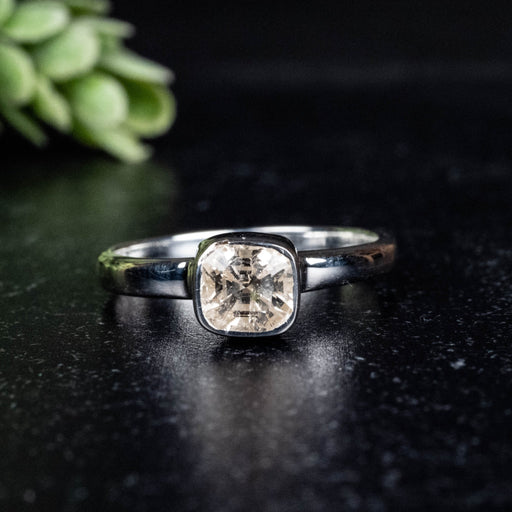 Phenakite Ring 6x5.5mm 1.29 ct Size 8 - InnerVision Crystals