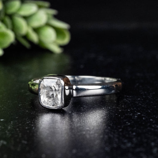 Phenakite Ring 6x5mm 0.74 ct Size 8 - InnerVision Crystals