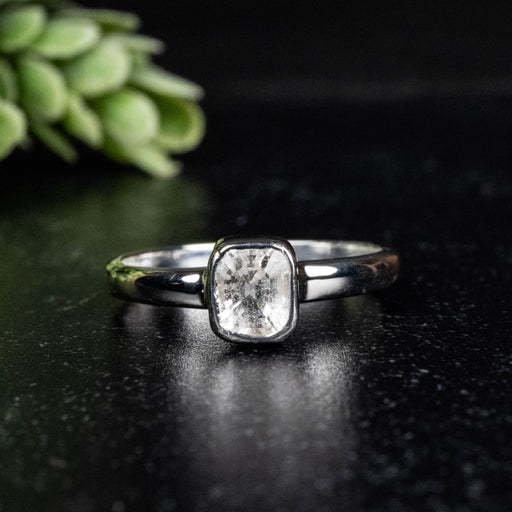 Phenakite Ring 6x5mm 0.74 ct Size 8 - InnerVision Crystals