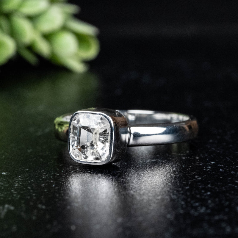 Phenakite Ring 6x5mm 0.77 ct Size 7 - InnerVision Crystals