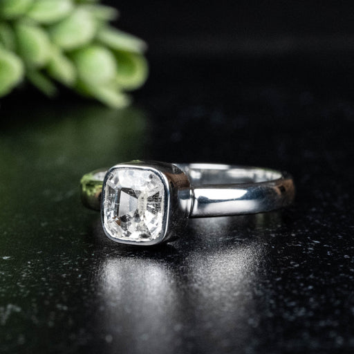 Phenakite Ring 6x5mm 0.77 ct Size 7 - InnerVision Crystals