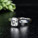 Phenakite Ring 6x5mm 0.77 ct Size 7 - InnerVision Crystals