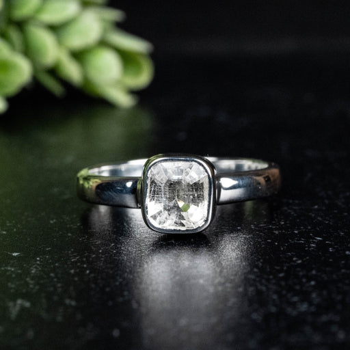 Phenakite Ring 6x5mm 0.77 ct Size 7 - InnerVision Crystals