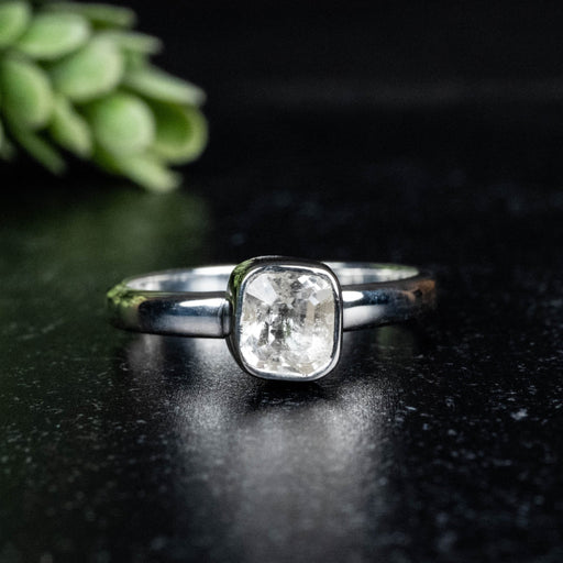 Phenakite Ring 6x5mm 1.08 ct Size 8 - InnerVision Crystals