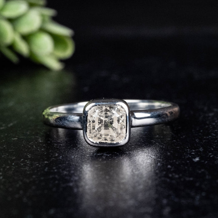 Phenakite Ring 6x5mm 1.10 ct Size 9 - InnerVision Crystals