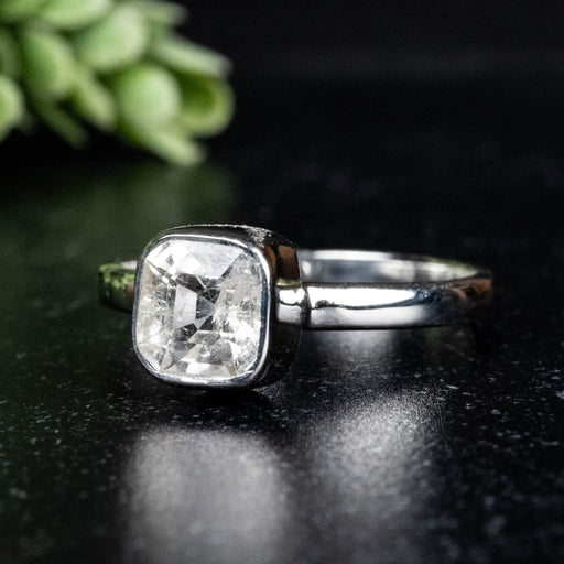 Phenakite Ring 7mm 2.18 ct Size 11 - InnerVision Crystals