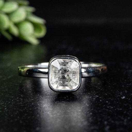 Phenakite Ring 7mm 2.18 ct Size 11 - InnerVision Crystals