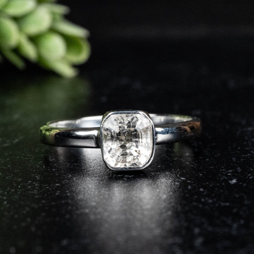 Phenakite Ring 7x6mm 0.94 ct Size 9 - InnerVision Crystals