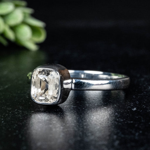 Phenakite Ring 7x6mm 1.56 ct Size 11 - InnerVision Crystals