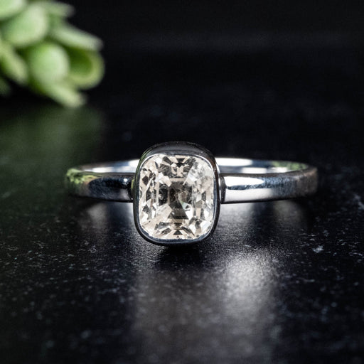 Phenakite Ring 7x6mm 1.56 ct Size 11 - InnerVision Crystals
