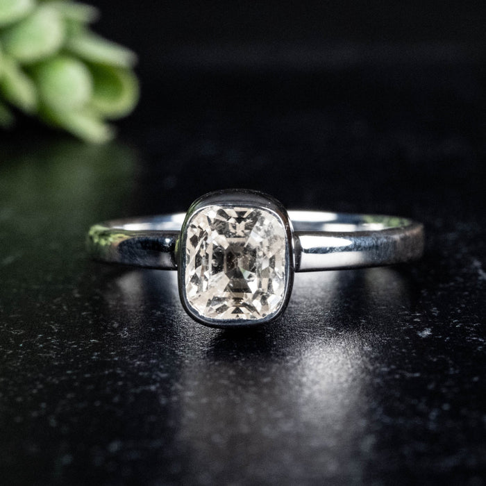 Phenakite Ring 7x6mm 1.56 ct Size 11 - InnerVision Crystals