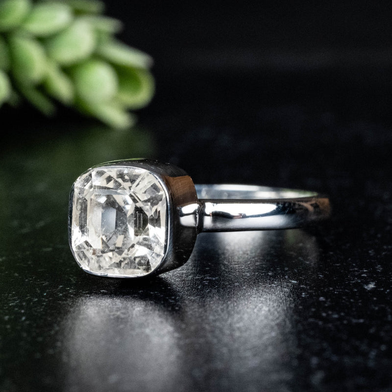 Phenakite Ring 8.5mm 2.81 ct Size 10 - InnerVision Crystals