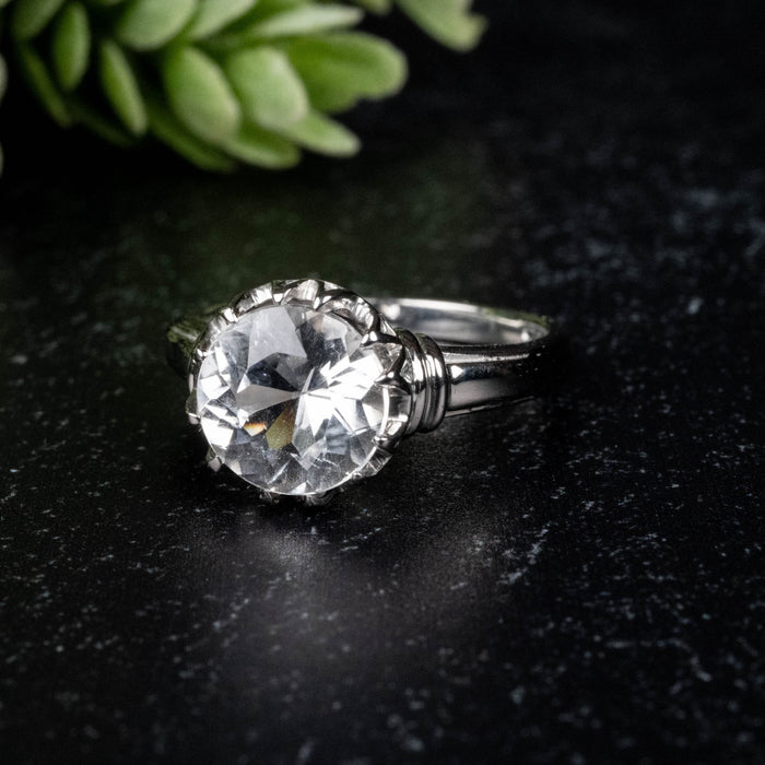 Phenakite Ring 8.8mm 2.35 ct Size 7 - InnerVision Crystals