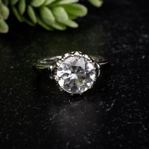 Phenakite Ring 8.8mm 2.35 ct Size 7 - InnerVision Crystals