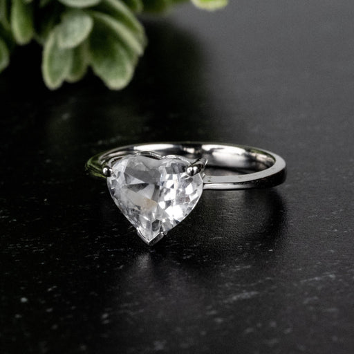 Phenakite Ring 8mm 1.50 ct Size 6 - InnerVision Crystals
