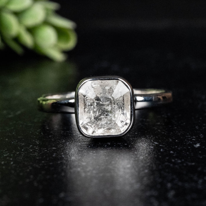 Phenakite Ring 8mm 2.51 ct Size 10 - InnerVision Crystals