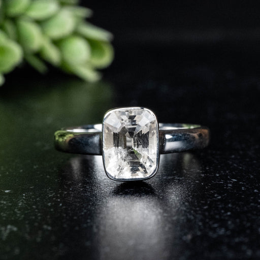 Phenakite Ring 8x6mm 1.58 ct Size 7 - InnerVision Crystals