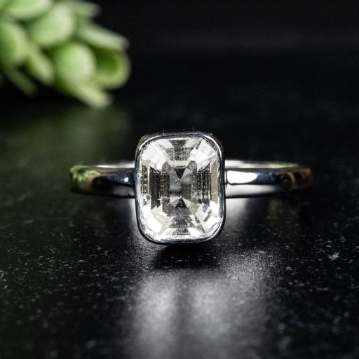 Phenakite Ring 8x6mm 1.86 ct Size 10 - InnerVision Crystals
