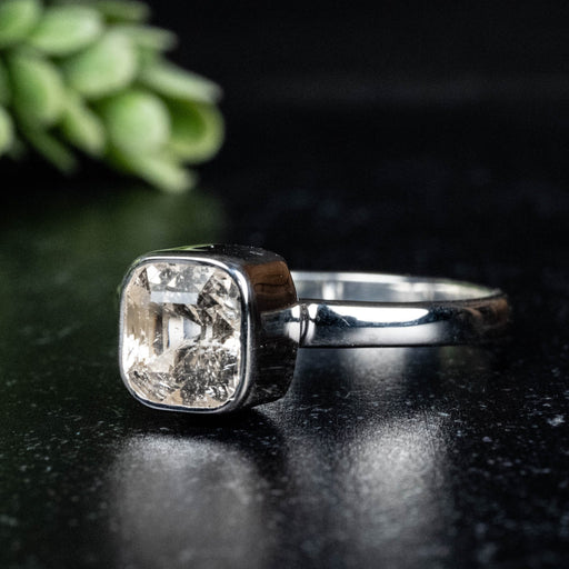 Phenakite Ring 8x7.5mm 2.79 ct Size 11 - InnerVision Crystals