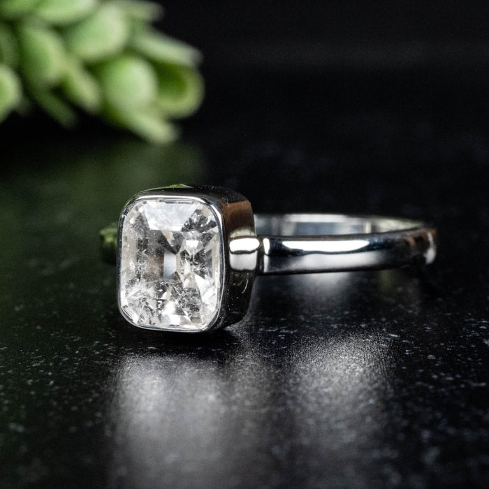 Phenakite Ring 8x7mm 2.22 ct Size 11 - InnerVision Crystals