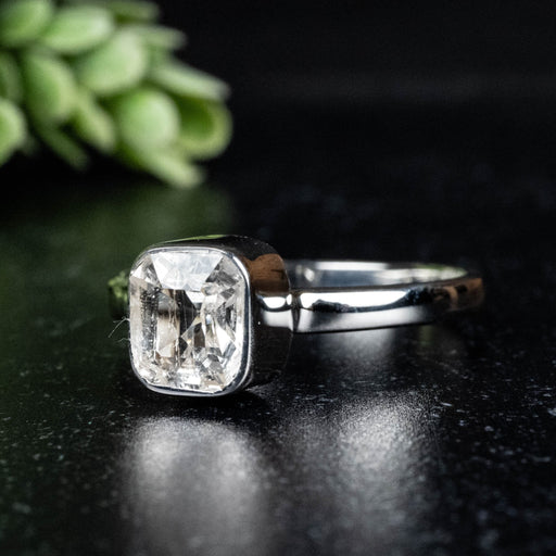 Phenakite Ring 8x7mm 2.28 ct Size 11 - InnerVision Crystals