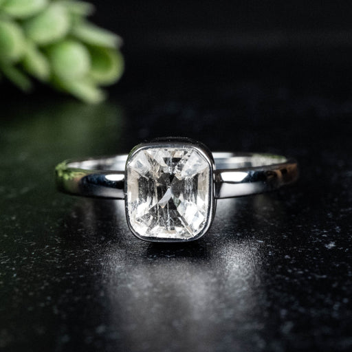 Phenakite Ring 8x7mm 2.28 ct Size 11 - InnerVision Crystals