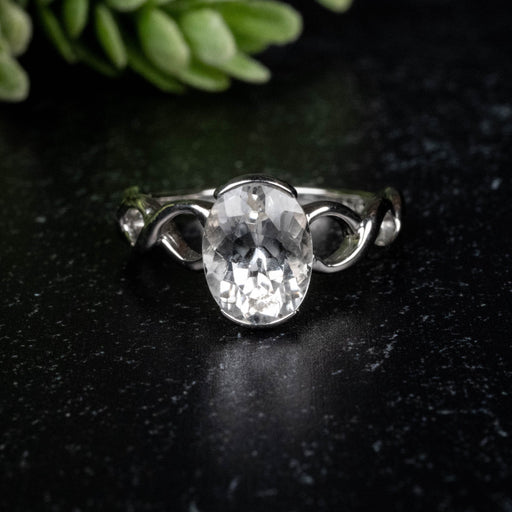 Phenakite Ring 9x7mm 1.85 ct Size 8 - InnerVision Crystals