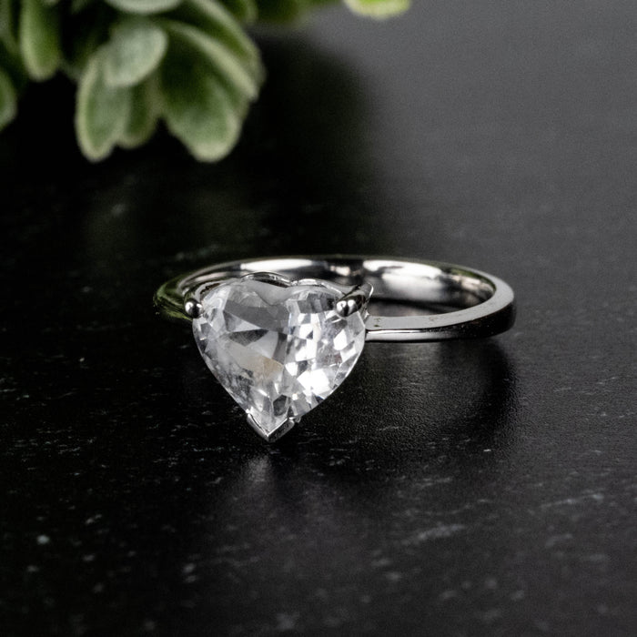 Phenakite Ring 8mm 1.50 ct Size 6