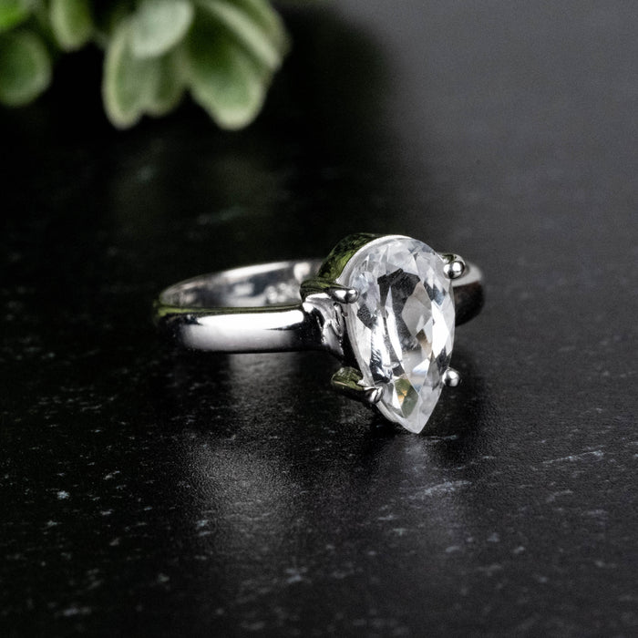 Phenakite Ring 9x5mm 1.25 ct Size 5