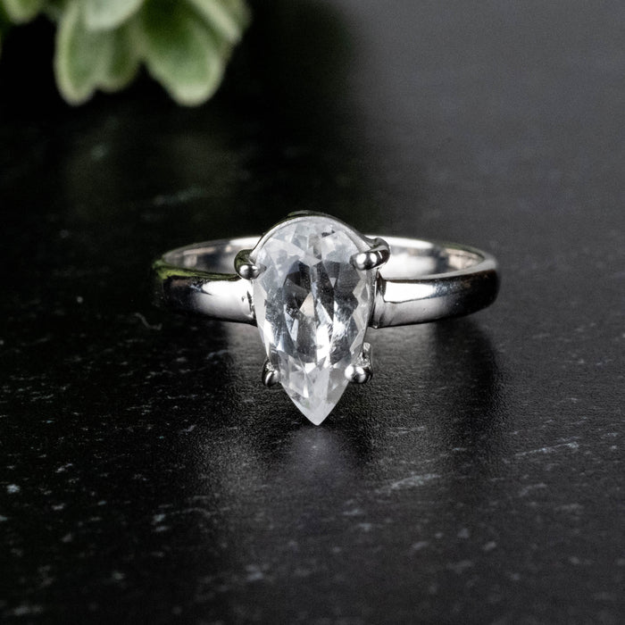 Phenakite Ring 9x5mm 1.25 ct Size 5
