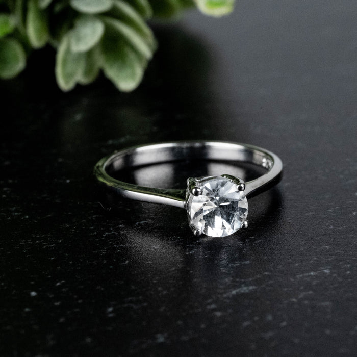 Phenakite Ring 5.3mm 0.55 ct Size 6.5