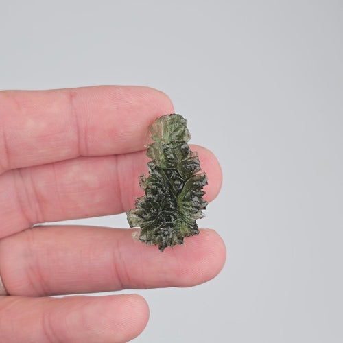 Moldavite Besednice Jezkovna 6.53 g 35x20x15mm AA+ - InnerVision Crystals