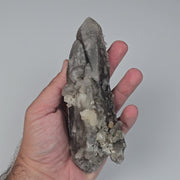 Phenakite on Smoky Quartz - Mt Antero, CO 477 g 163x53mm DT - InnerVision Crystals