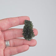 Moldavite Besednice Jezkovna 18.42 g 42x24x21mm AA - InnerVision Crystals