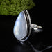 Rainbow Moonstone Ring 21x11mm Size 10 .925 Silver - InnerVision Crystals
