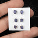 Raw Tanzanite Earrings .925 Silver - InnerVision Crystals