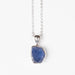 Raw Tanzanite Pendant + 18" Chain .925 Silver - InnerVision Crystals