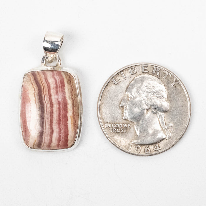 Rhodochosite Pendant 6.02 g 31x16mm - InnerVision Crystals