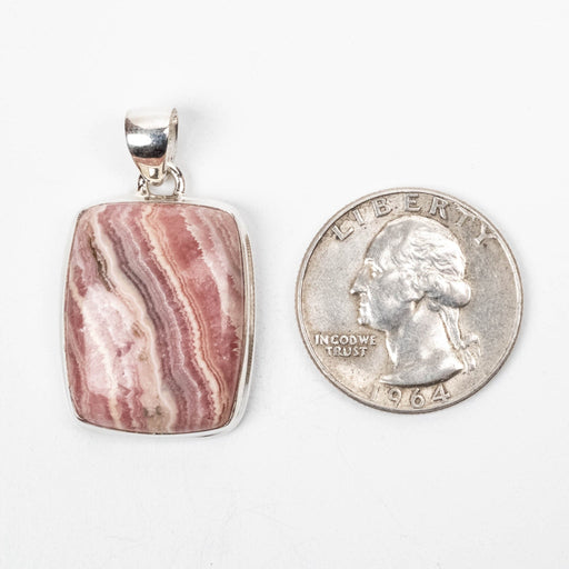 Rhodochosite Pendant 8.70 g 35x20mm - InnerVision Crystals