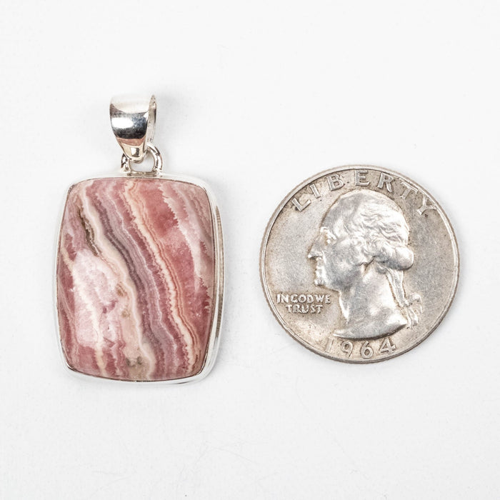 Rhodochosite Pendant 8.70 g 35x20mm - InnerVision Crystals