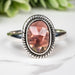Rhodolite Garnet Ring 10x7mm Size 9 - InnerVision Crystals