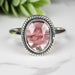 Rhodolite Garnet Ring 11x9mm Size 10 - InnerVision Crystals